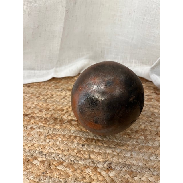 Antique African Ethiopian Terracotta Jebena Jar Container For Sale - Image 12 of 15