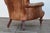 Pair of Vintage 1980s Distressed Brown Leather Tufted Library Armchairs For Sale - Image 15 of 18