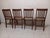 Wood 1960s Stakmore Wooden Folding Card Table Set With Four Matching Slat-Back Chairs For Sale - Image 7 of 11