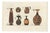Albert Genick, Greek Bottles & Jugs with Classical Figures, 1883, Lithograph For Sale
