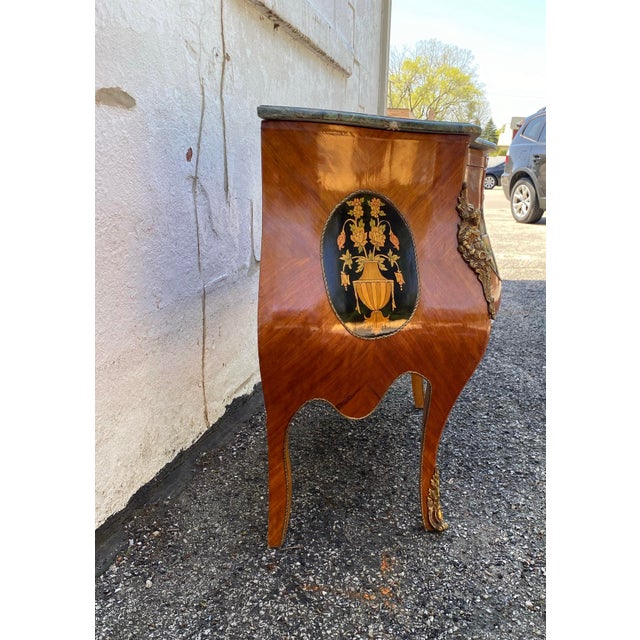 Mid 19th Century Antique French Bombe Dresser For Sale - Image 4 of 5