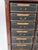 19th Century Louis Philippe Mahogany Veneer Filing Cabinet For Sale - Image 4 of 18