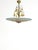 Swedish Modern Floral Glass Ceiling Plafond with Patinated Brass, Sweden, 1940s For Sale - Image 10 of 10