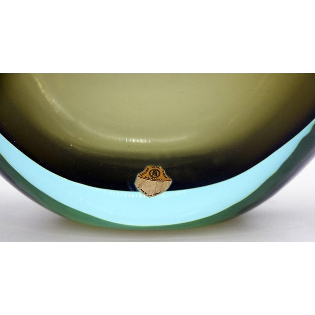 Large Sommerso Vase by Flavio Poli for Seguso, 1960s For Sale - Image 9 of 10