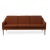 Mr olsen 3 seater oak mosaic spicy brown by warm nordic dimensions: d201 x w79 x h 78/46 cm material: textile upholstery,...