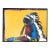 Large 50" Style of Fritz Scholder Native American Framed Print in Canvas For Sale