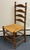 Set of 8 Solid Cherry Ladderback Rush Seat Dining Chairs - Attributed to Pennsylvania House For Sale In New York - Image 6 of 12