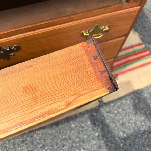 Antique Walnut Chippendale Slant-Front Desk, Shenandoah Valley of Virginia, Circa 1770 For Sale - Image 17 of 18
