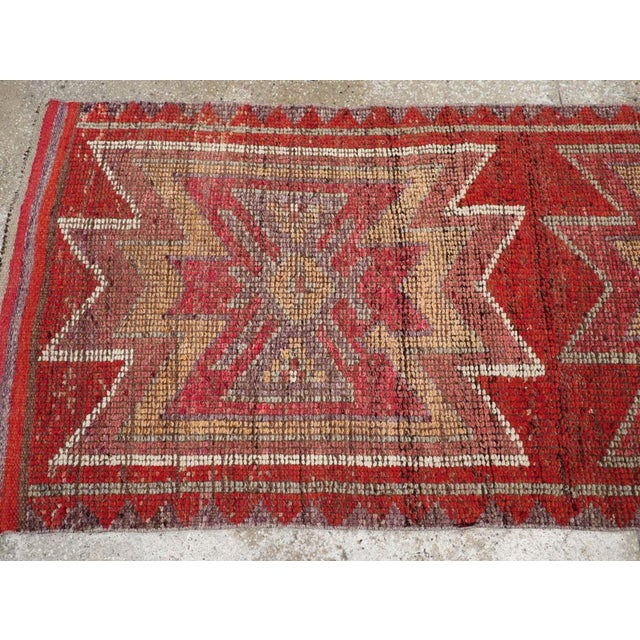 Textile Galerie Shabab Collection Mid-20th Century Turkish Anatolian Tribal Runner For Sale - Image 7 of 10