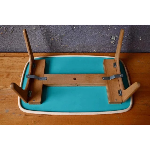 Beige Foldable Side Table from Fratelli Reguitti, 1970s For Sale - Image 8 of 12