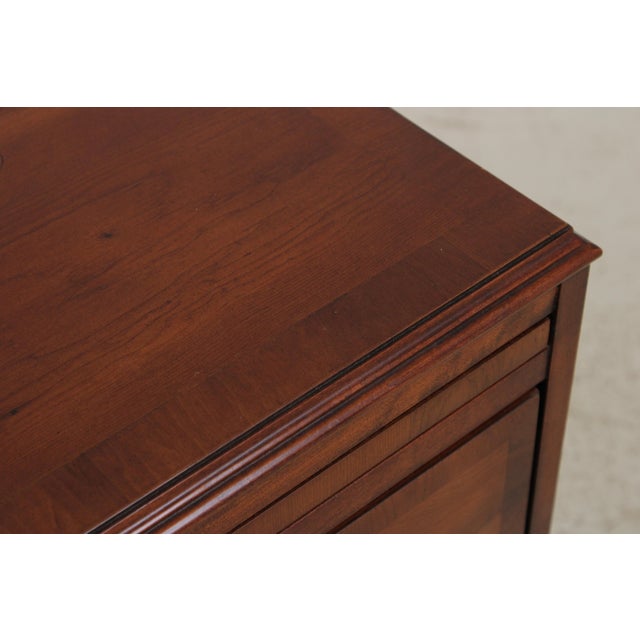 Hekman Yew Wood Bachelors Chest of Drawers For Sale - Image 10 of 13