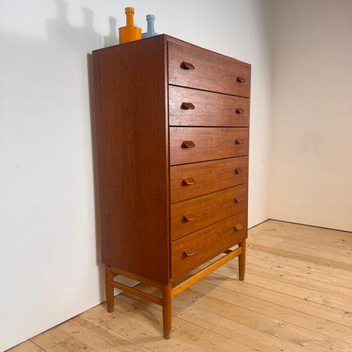 Teak Chest of Drawers by Poul M. Volther for FDB Møbler, 1960s