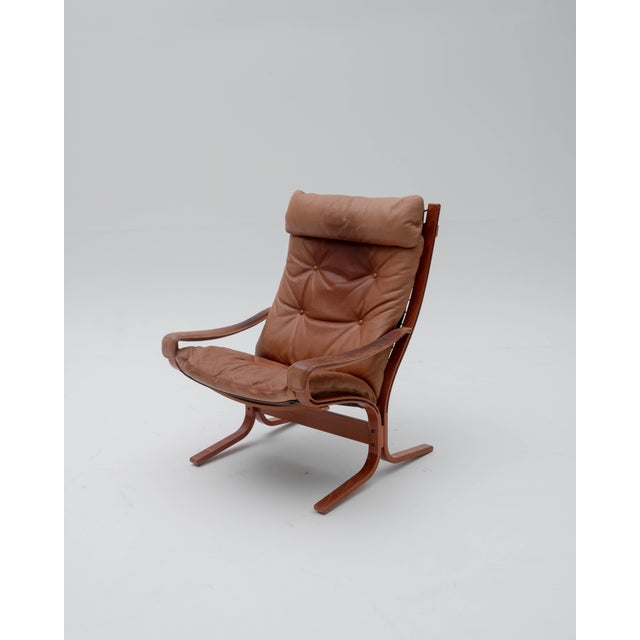 1960s Siesta Chairs and Ottoman by Ingmar Relling for Westnofa, 1960s, Set of 3 For Sale - Image 5 of 14