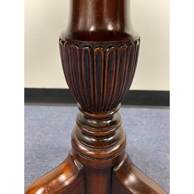 Brandt Vintage Brandt Mahogany Queen Anne Style Tea Table For Sale - Image 4 of 10