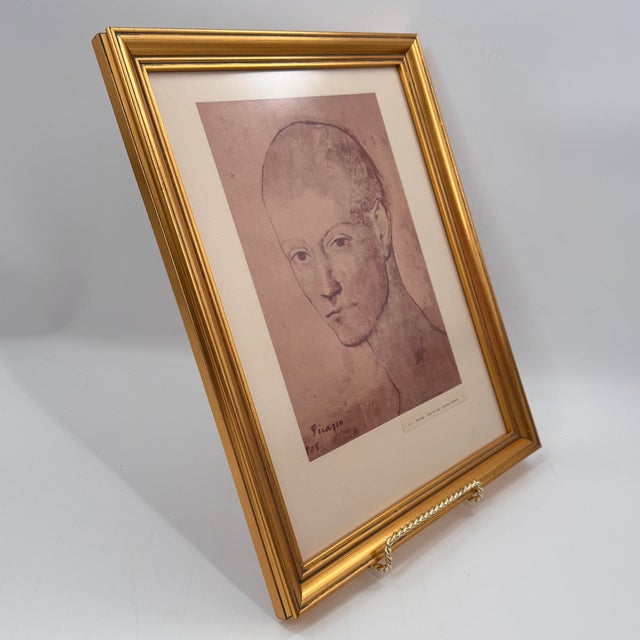 Framed Picasso Head of a Boy Cleveland Museum Issued Print For Sale - Image 4 of 10