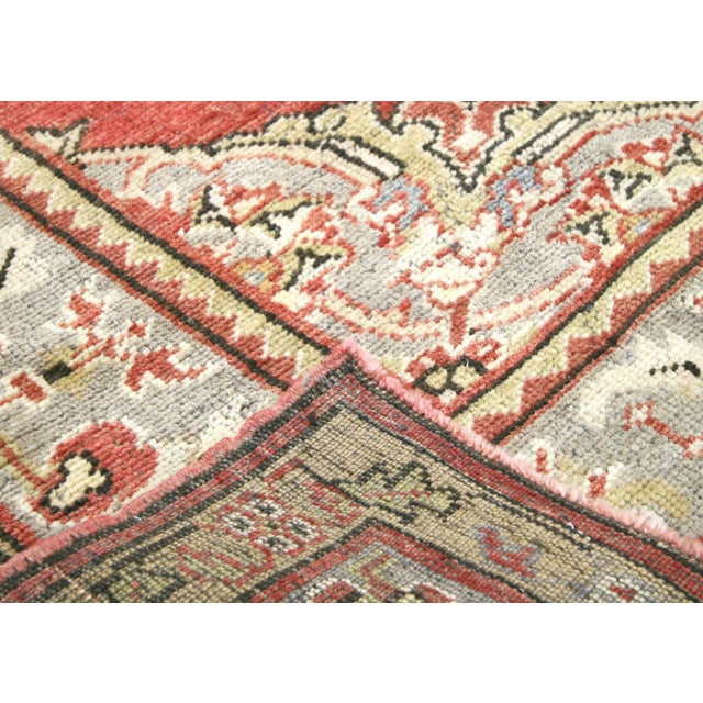 1960s Turkish Oushak Rug For Sale - Image 4 of 6