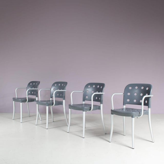 Minni Chairs by Antonio Citterio for Halifax, Italy, 1980s, Set of 4 For Sale - Image 17 of 17