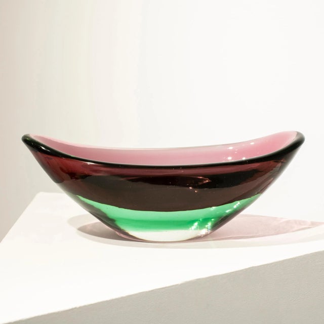 Hand-Crafted Pink Murano Center Piece, 1970 For Sale - Image 3 of 9