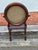 19th Century Antique Flemish Style Mahogany Needlepoint Seat Open Armchair For Sale - Image 9 of 10