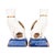 Staffordshire 19th Century English Staffordshire Pottery Cat Pair For Sale - Image 4 of 10