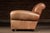 Late 20th Century Late 20th Century Leather Club Chair With Ottoman in Beige by Preston Hill For Sale - Image 5 of 10