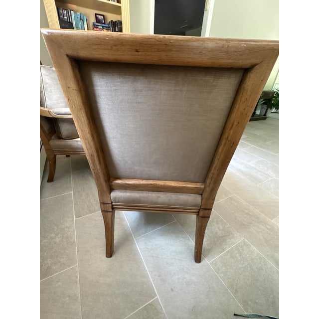 2000 - 2009 Hickory White Lounge Chairs Louie XVI Inspired For Sale - Image 5 of 7