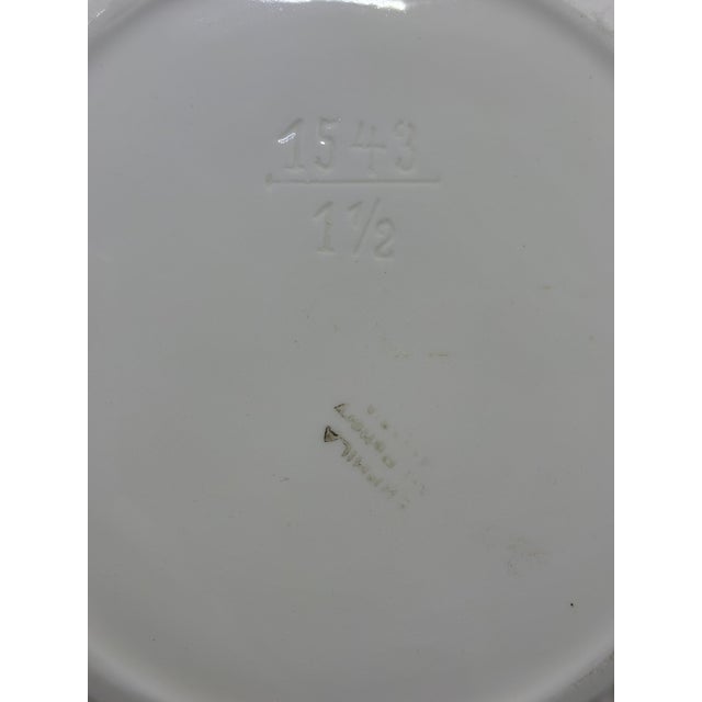 Vintage Majolica Style White Cabbage Bowl With Colorful Alabaster Eggs Made in Italy- Set of 11 Pieces For Sale - Image 12 of 12