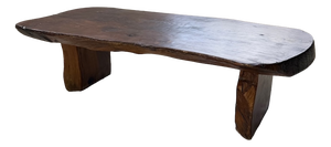 Brutalist Handcrafted Coffee Table, 1950s