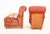 Magenta Pair of Art Deco Vintage Silk Upholstered Bentwood Armchairs For Sale - Image 8 of 9
