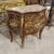 French Louis XV Style Copper Marble Commode For Sale - Image 3 of 4