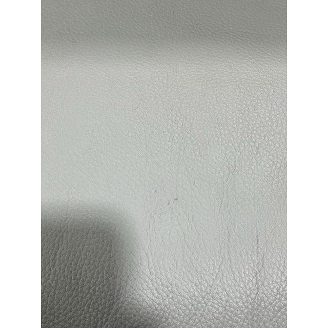 1970s Lafer Kiri Recliner. White Leather For Sale - Image 12 of 14