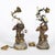 19th Century Table Lamps in Patinated Bronze, Porcelain and Granite, Set of 2 For Sale - Image 5 of 8