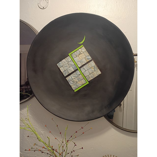 ​"Intervention No. 26: Total Eclipse" – 31" Monumental Sculptural Bamboo Disk ​The Description ​"Intervention No. 26" is a...