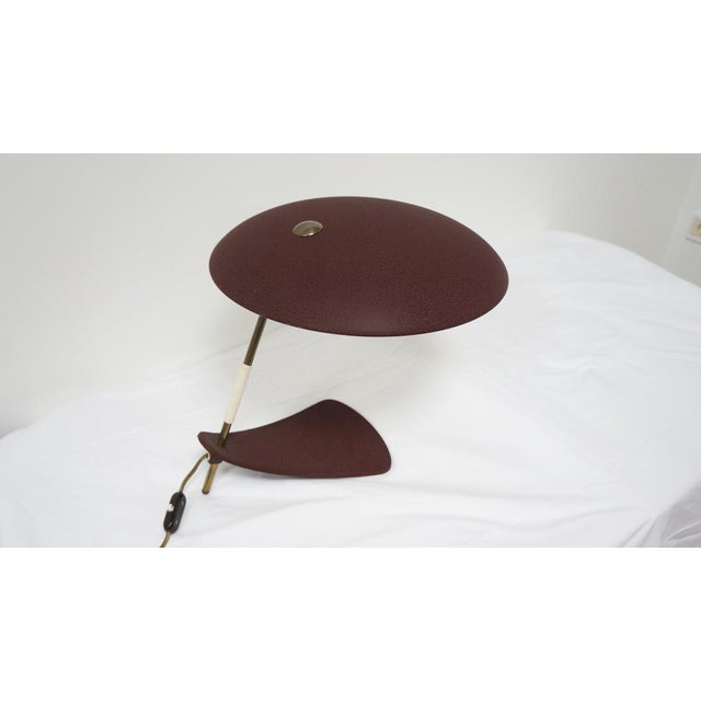 Stilnovo Italian UFO Desk Lamp from Stilnovo, 1950s For Sale - Image 4 of 9