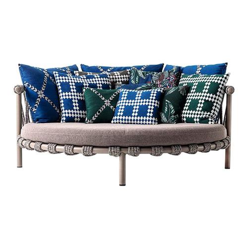 Steel, Rope and Fabric Trampoline Outdoor Sofa by Patricia Urquiola for Cassina For Sale - Image 8 of 8