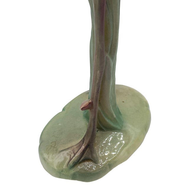 1950s Mid Century Modern Lookers Pink Flamingo Ceramic Tabletop Scultpure Set by Brad Keeler, 2 Pieces For Sale - Image 9 of 17