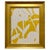 2020s Ron Giusti Mini Royal Orchid Yellow Cream Acrylic Painting For Sale - Image 5 of 5