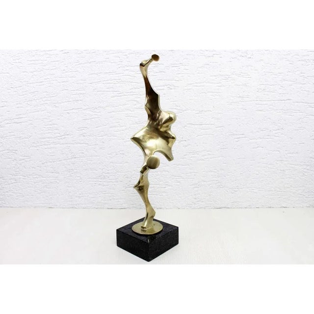 Modern Vintage Brass Sculpture, 1970s For Sale - Image 3 of 13