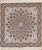 Pasargad Gray Persain Isfahan Silk & Wool For Sale - Image 4 of 4