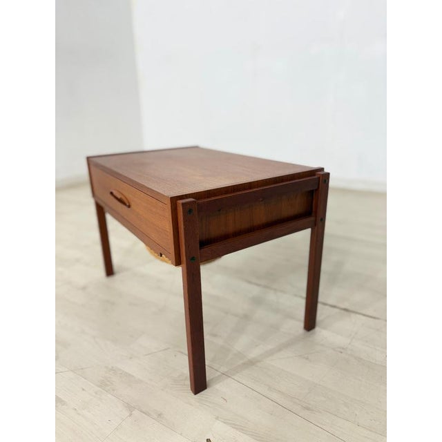 Mid-Century Teak Sewing Table, 1960s For Sale - Image 5 of 10