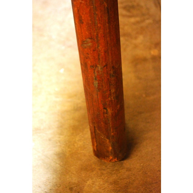 Vintage j.e. Porter Large & Wide Wooden Ladder Library / Farm / Blankets / Industrial For Sale - Image 13 of 16