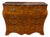 18th Century German Baroque Walnut Bombe Commode With Marble Top For Sale