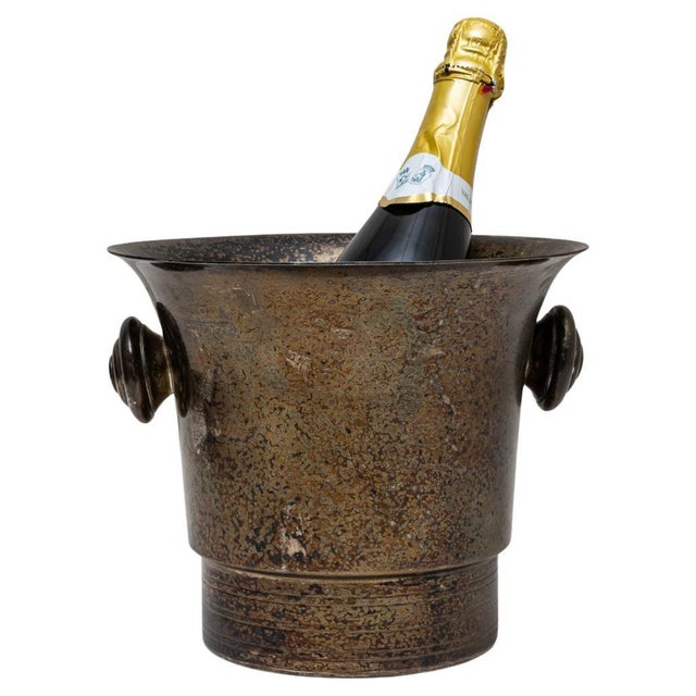 20th Century French Silver Plated Champagne Bucket For Sale - Image 10 of 18
