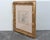 Mid 19th Century Original Henry Somm, Surprise, Graphite on Paper, Genuine 22k Gold Leaf, Museum Quality Gilded Frame. For Sale - Image 4 of 6
