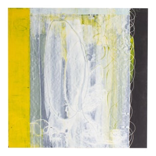 Mixed Media on Wood Panel Painting by Bernd Haussmann For Sale