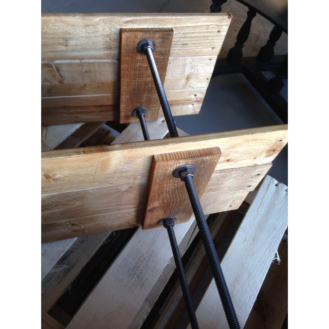 Not Yet Made - Made To Order Six Pallet Wood Fully Adjustable Shelf Unit For Sale - Image 5 of 6