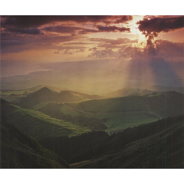 Artist: Klaus Tiedge Title: Sunset of Sao Miguel, the Azores' Largest Island Year: 2009 Signed: No Medium: Offset...
