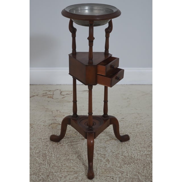 Traditional 1950s Kittinger Colonial Williamsburg Cw-5 Mahogany Basin Stand For Sale - Image 3 of 15