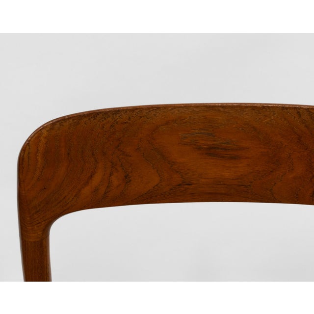Model 75 Dining Chairs in Teak and Cord by Niels Otto (N. O.) Møller for J.L. Møllers, 1960s, Set of 4 For Sale - Image 9 of 18