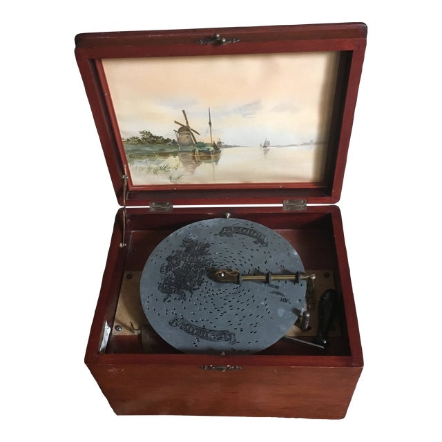 Antique Early 1900’s Regina Music Box For Sale